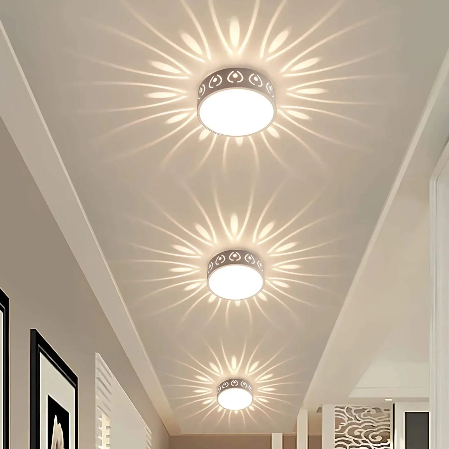 Elegante LED Deckenlampe Modern Stilvoll