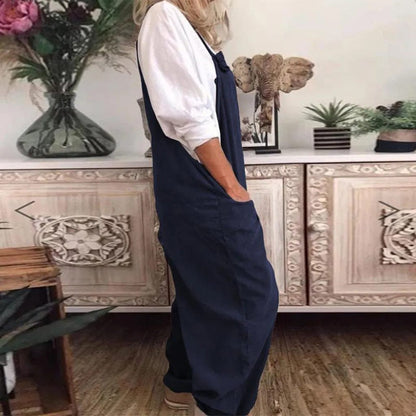 Lockere Frauen-Overall Elasthan Polyester Bequem