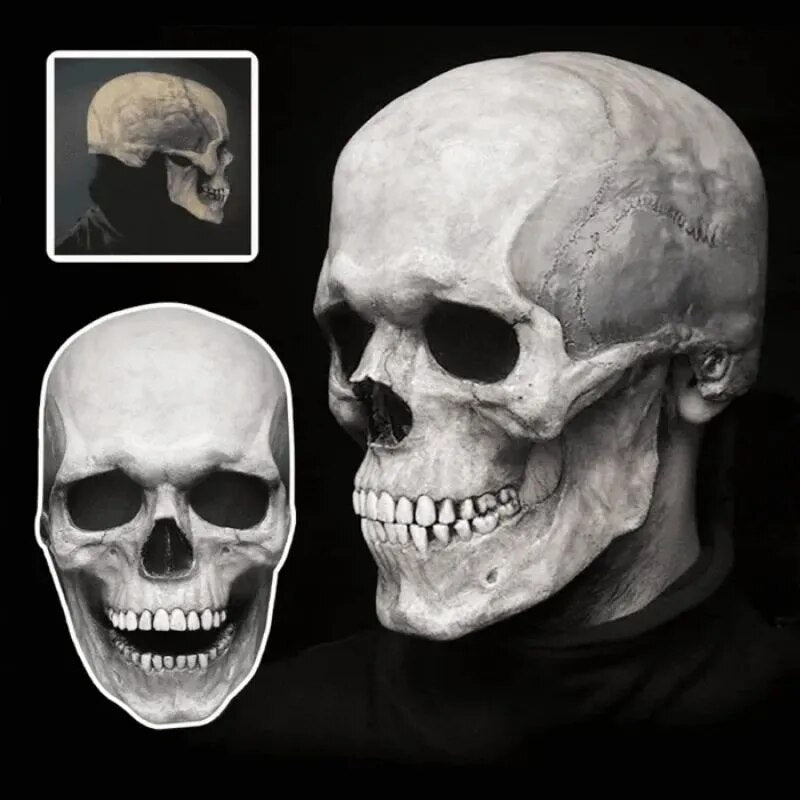 Totenkopfmaske Realistisch für Halloween