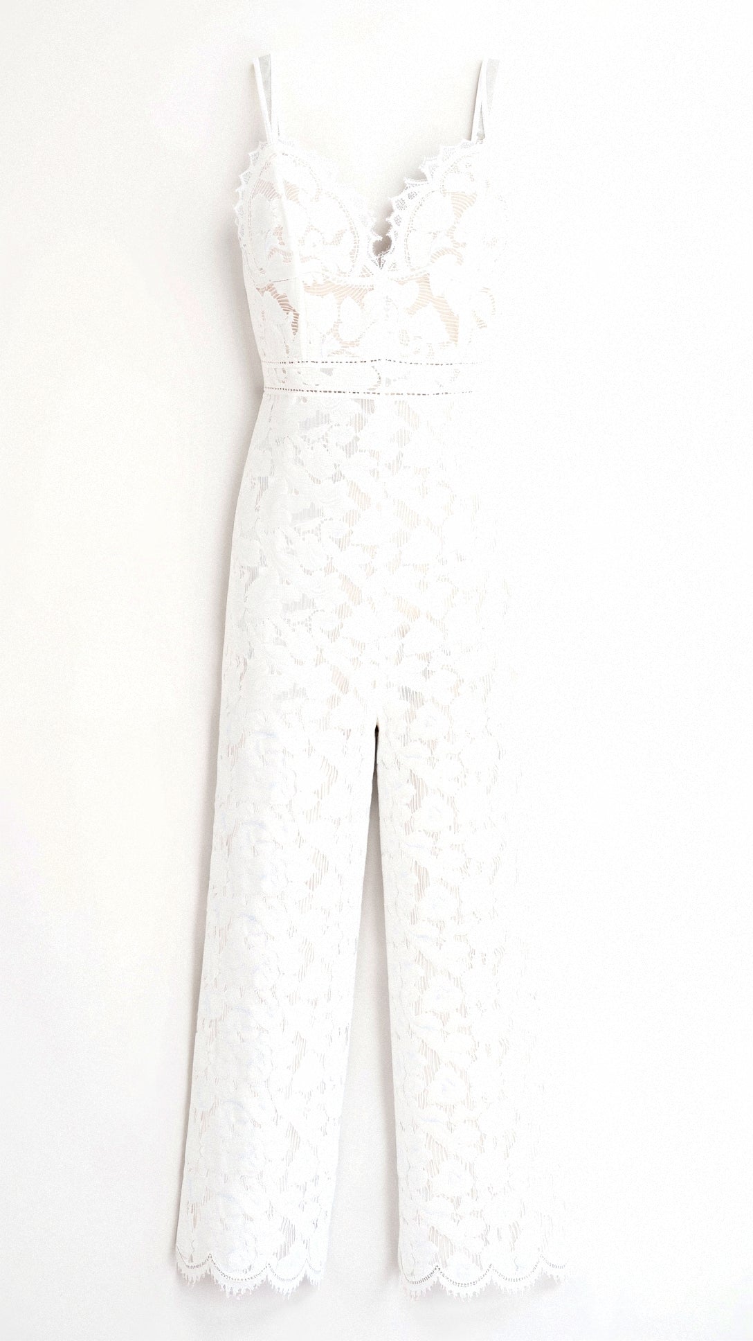 Stilvoller Jumpsuit mit Spitze für Abendveranstaltungen - BerlinGlamour