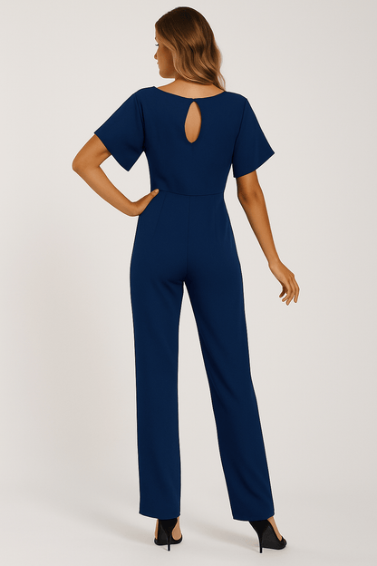 Stilvoller Jumpsuit mit Taillengürtel Figurbetont Damen