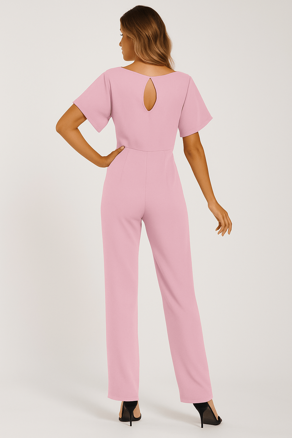 Stilvoller Jumpsuit mit Taillengürtel Figurbetont Damen