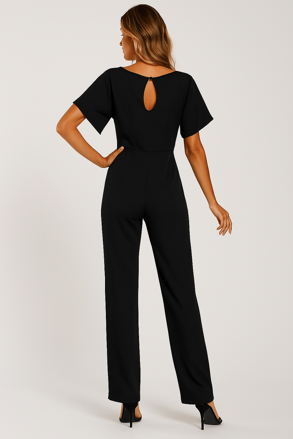 Stilvoller Jumpsuit mit Taillengürtel Figurbetont Damen