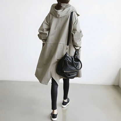Kapuzenjacke Damen Leicht Stilvoll Alltagsjacke