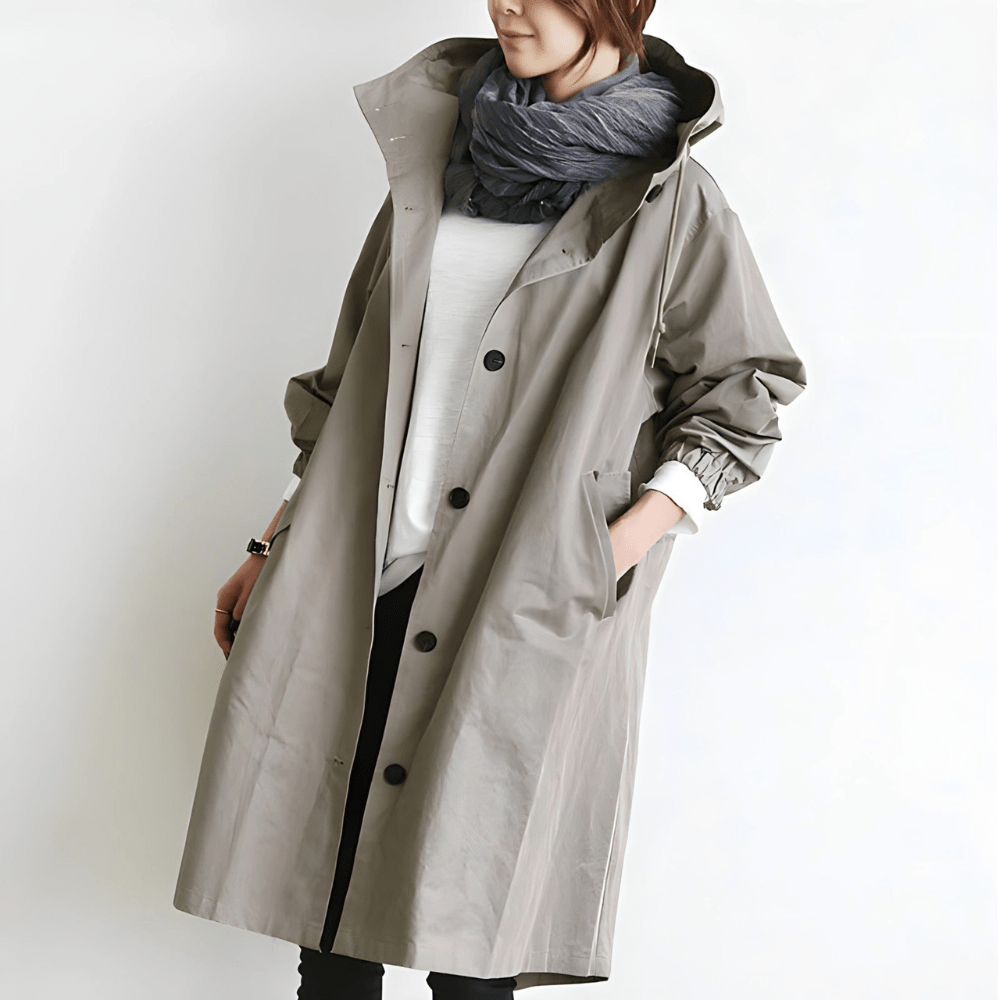 Kapuzenjacke Damen Leicht Stilvoll Alltagsjacke - BerlinGlamour