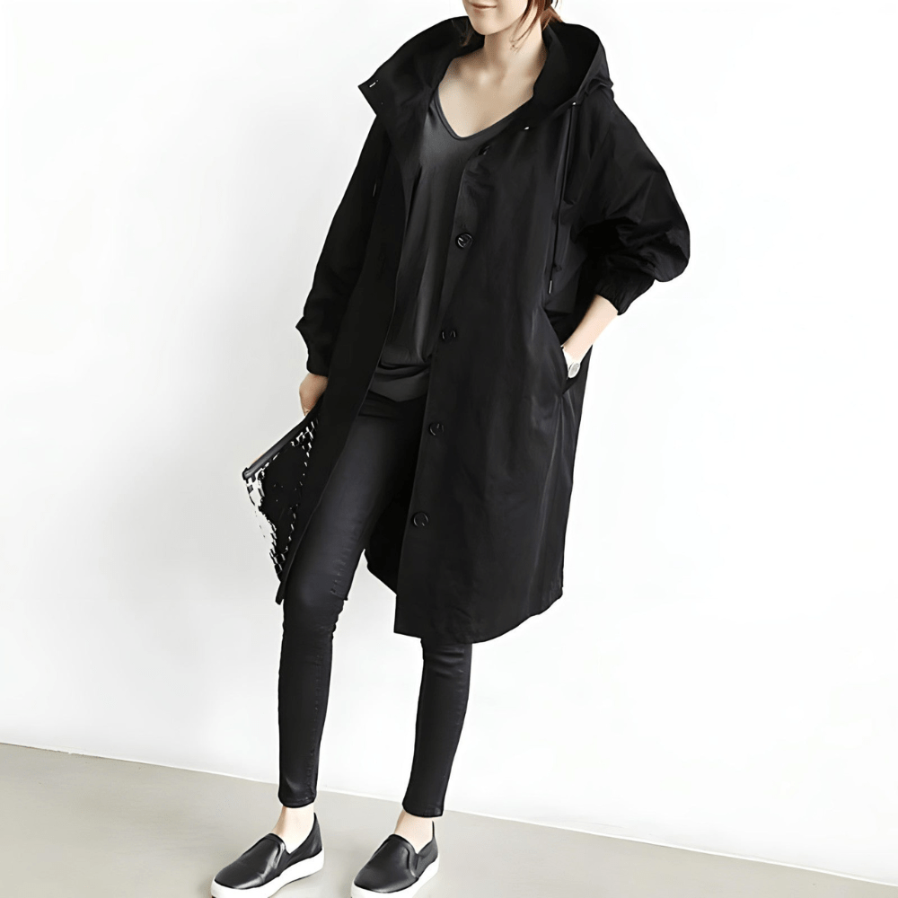 Kapuzenjacke Damen Leicht Stilvoll Alltagsjacke