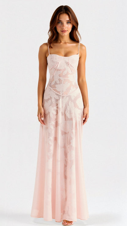 Boho Maxikleid Weiß mit Schmetterlingsmuster Ibiza Look