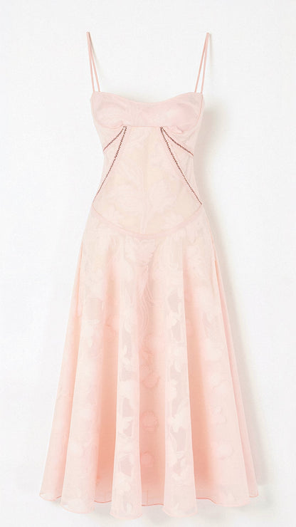Boho Maxikleid Weiß mit Schmetterlingsmuster Ibiza Look
