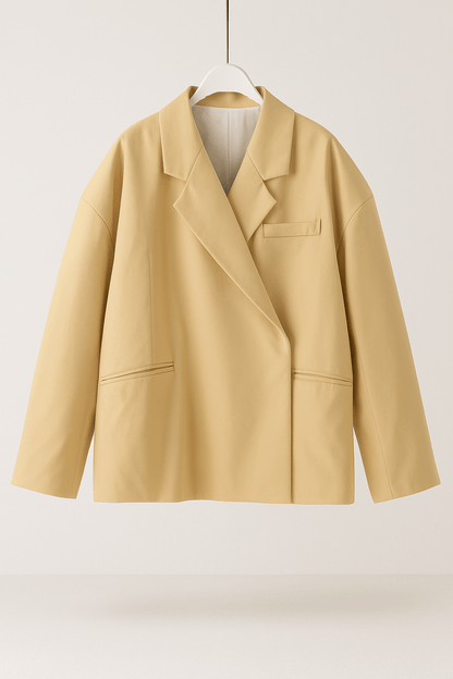 Damen Blazer Oversize Modern Klassisch