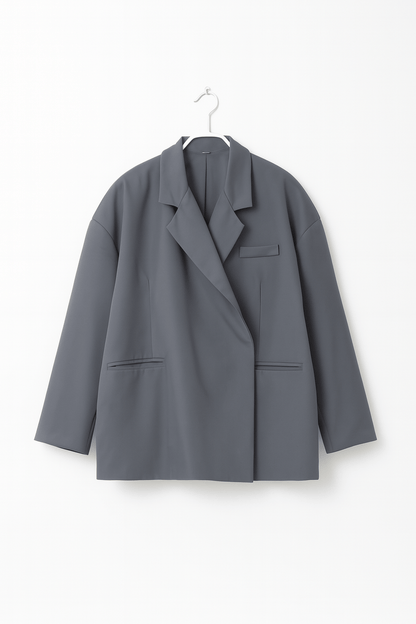 Damen Blazer Oversize Modern Klassisch