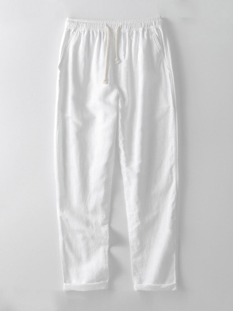 Leinen Sommeranzug Herren Modern Slim Fit
