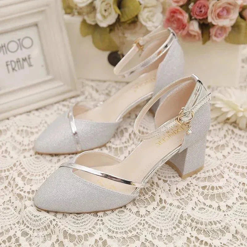 Damen Schuhe Blockabsatz Elegante Knöchelstiefel - BerlinGlamour