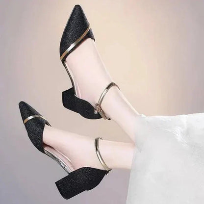 Damen Schuhe Blockabsatz Elegante Knöchelstiefel