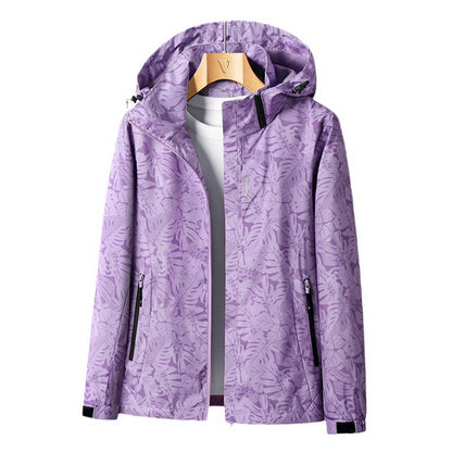 Leichte Outdoor Jacke Kapuze Waterproof Wandern