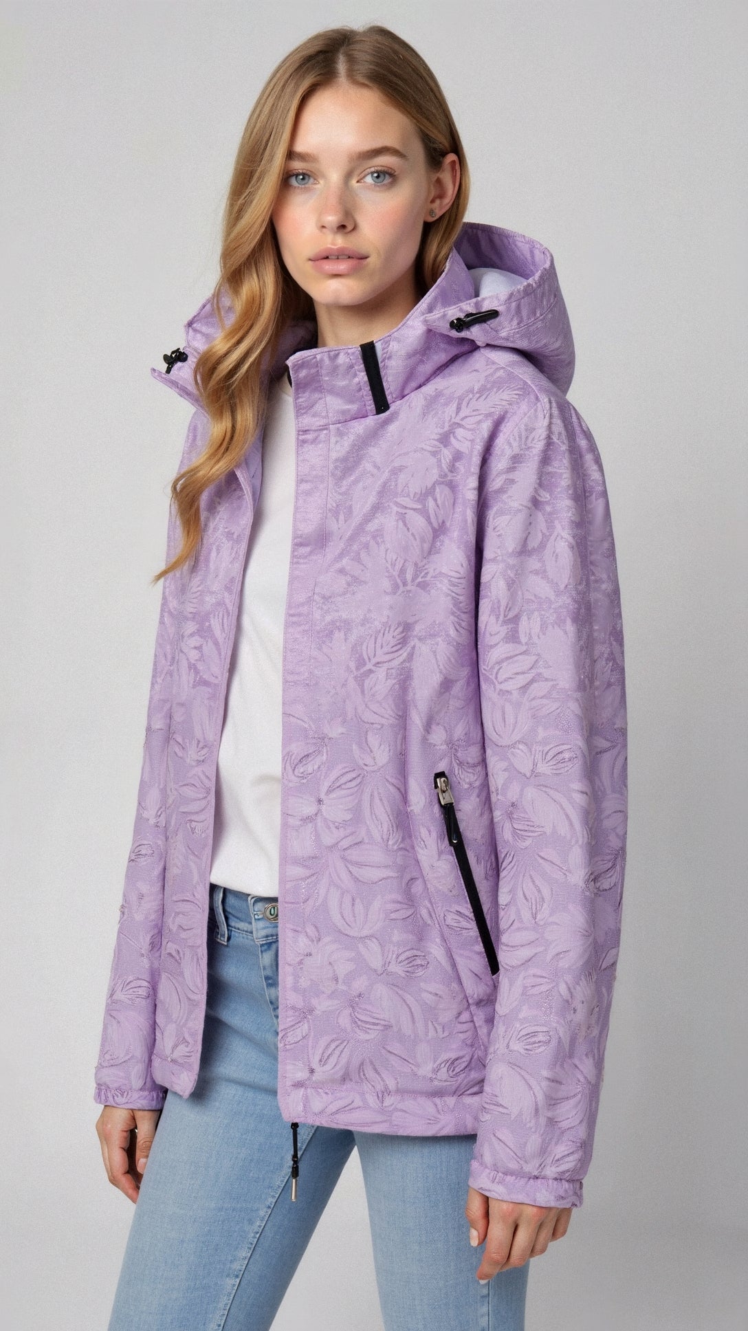Wasserdichte Outdoor Jacke mit Kapuze Damen