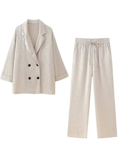 Herren Zweiteiler Anzug Blazer Hose Modern Business