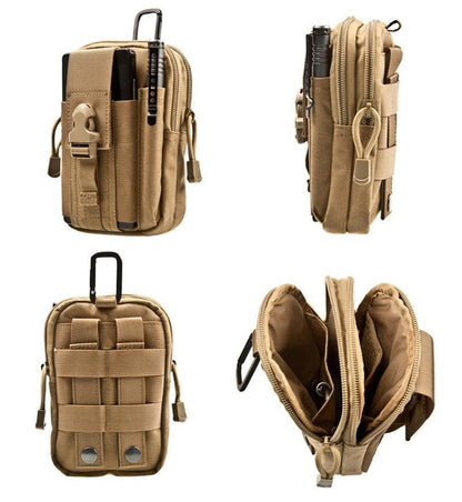 Taktische Hüfttasche EDC Multifunktionell Schwarz