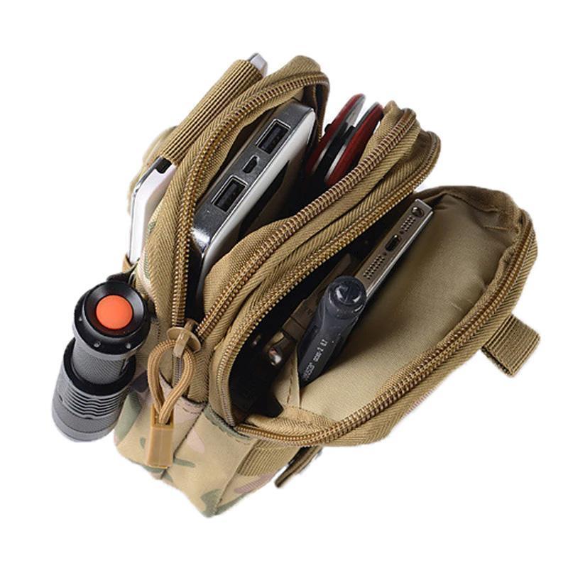 Taktische Hüfttasche EDC Multifunktionell Schwarz