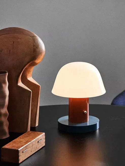 Moderne Pilz Tischlampe LED NatureGlow