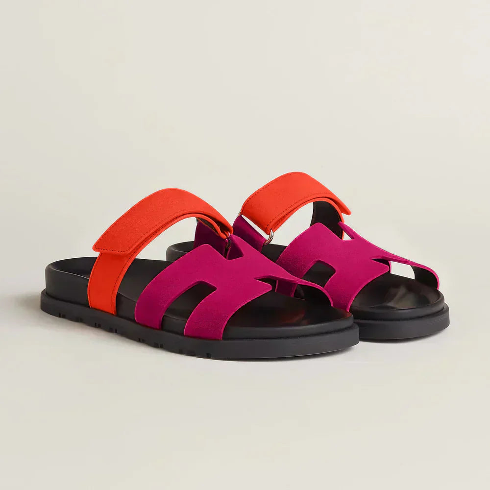 Damen Sandalen Sommer Bequem Verstellbar