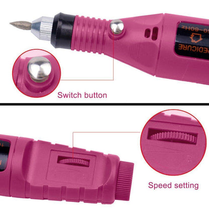 Nagelbohrer Professionell Maniküre Set