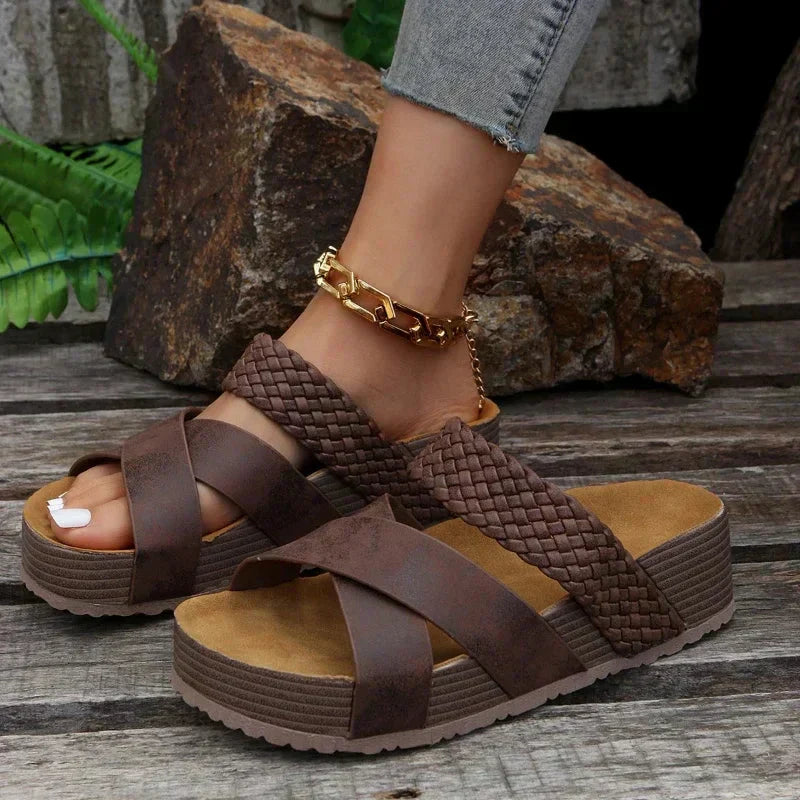 Damensandalen Orthopädisch Komfortabel Mit Unterstützung - BerlinGlamour