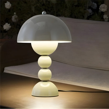 Skandinavische LED Tischlampe Dimmbar Weiß Modern
