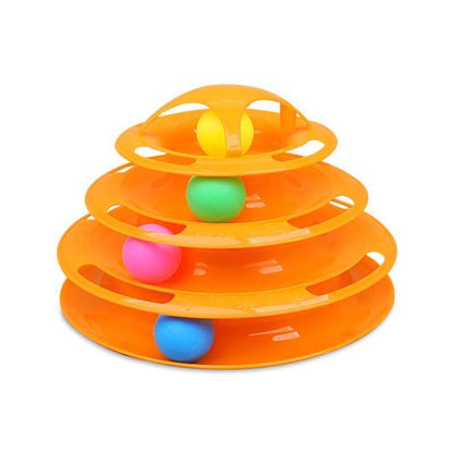 Katzenspielzeug Turbo Ball Farbig Lustig