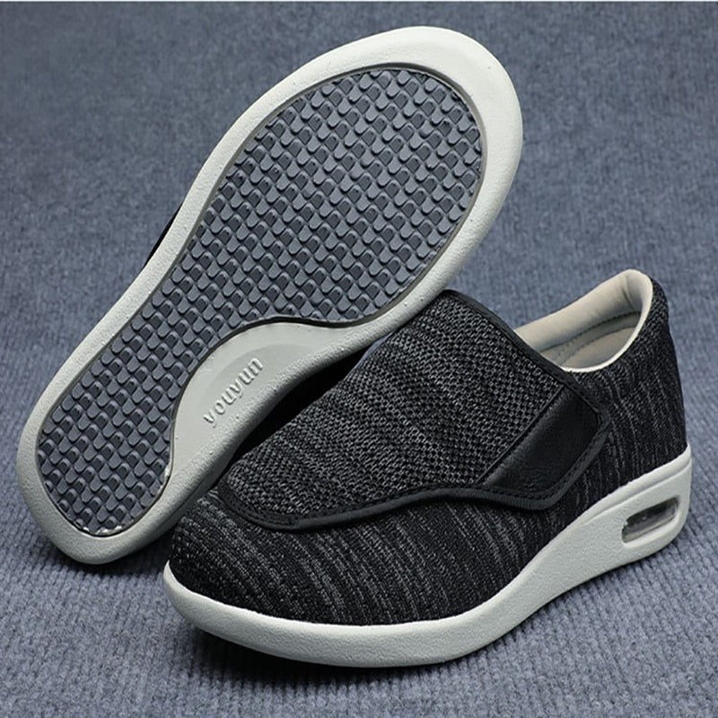 Diabetes-geeignete orthopädische Schuhe mit breitem Leisten für den täglichen Komfort