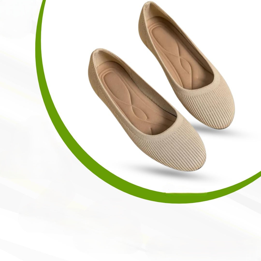 Damen Ballerinas Frühling Bequem Schlicht