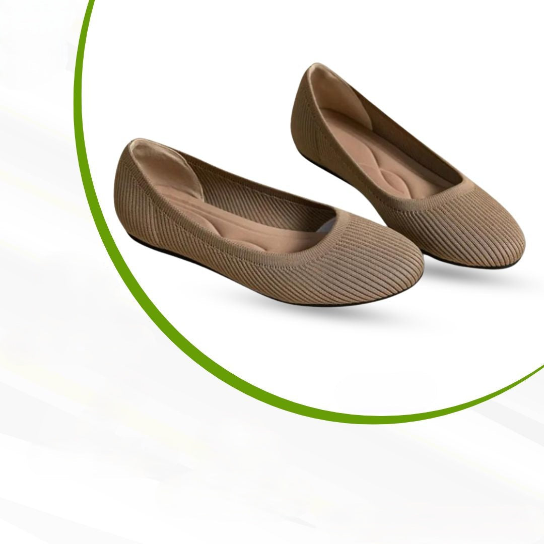 Damen Ballerinas Frühling Bequem Schlicht