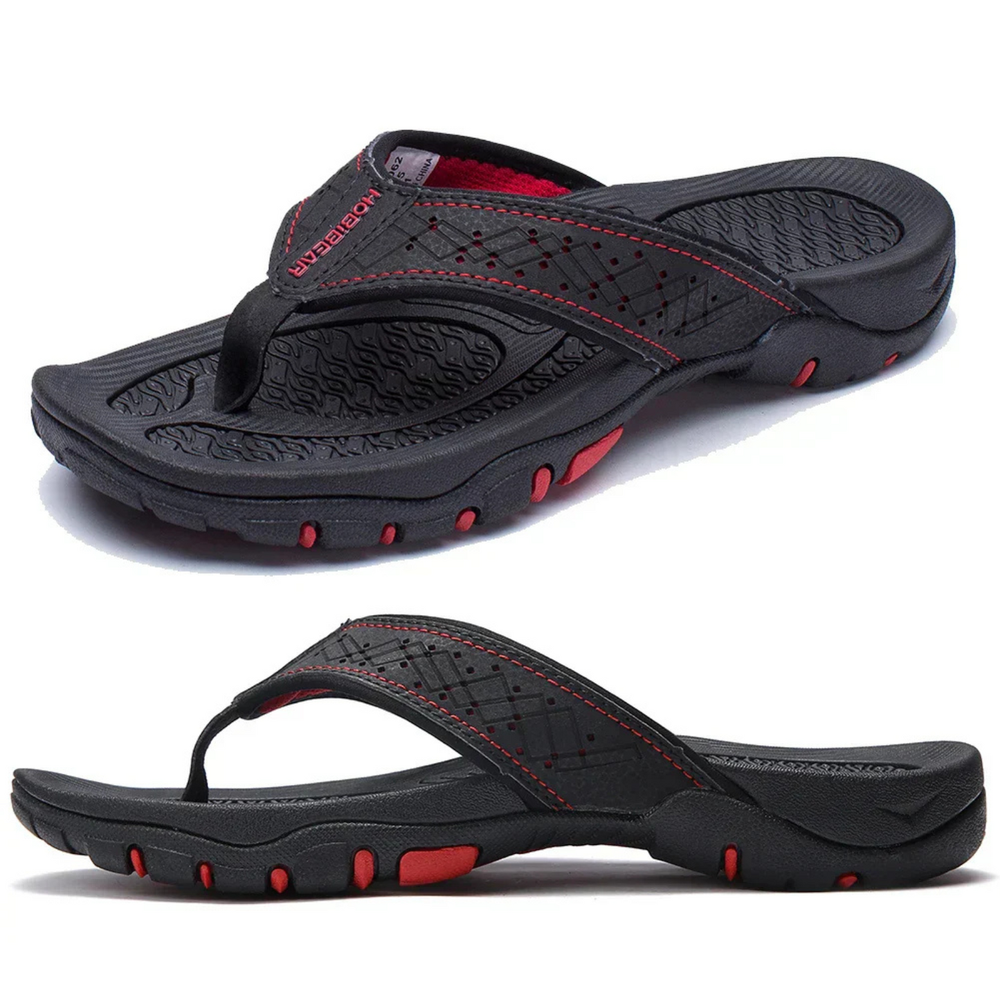 Herren Sandalen Schwarz Robust Outdoor