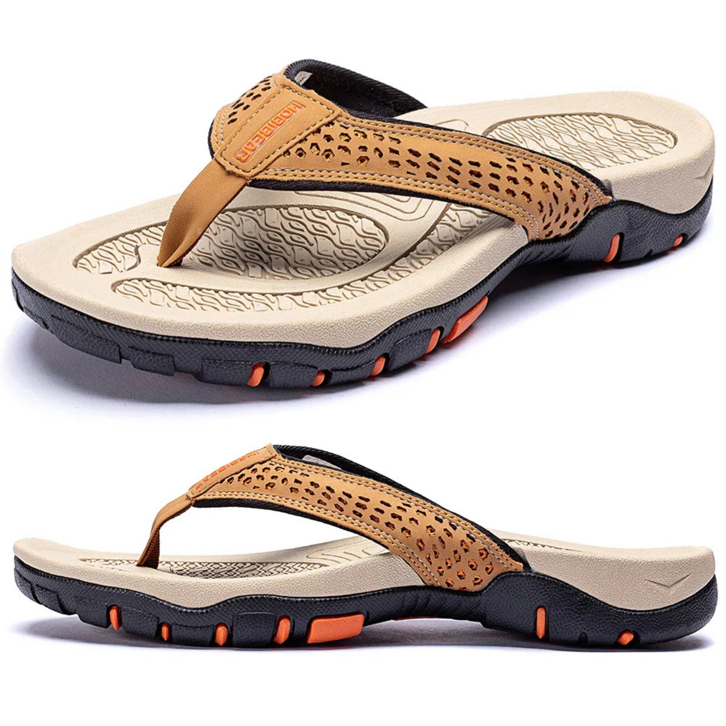 Herren Sandalen Schwarz Robust Outdoor