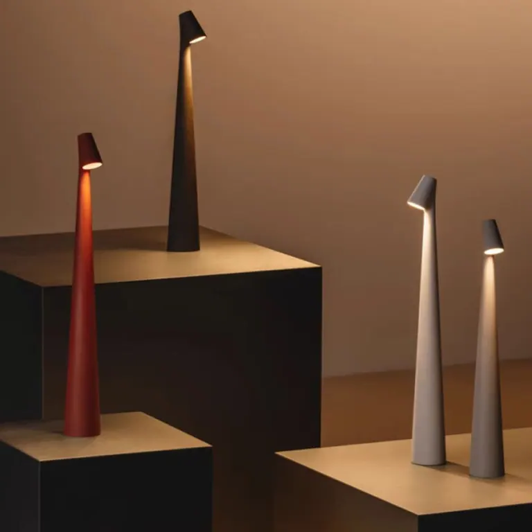 Nordische LED Leselampe Kabellos Dimmbar Minimalistisch