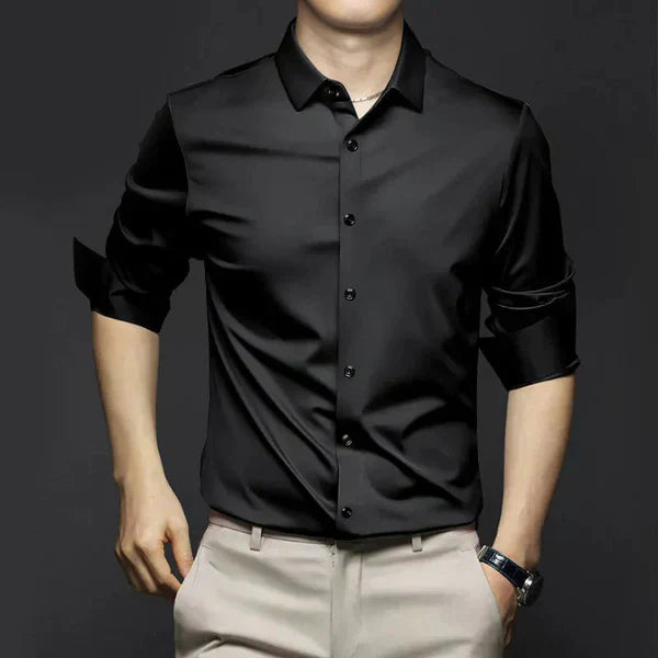 Herren Slim Fit Hemd Frühling Modern - BerlinGlamour