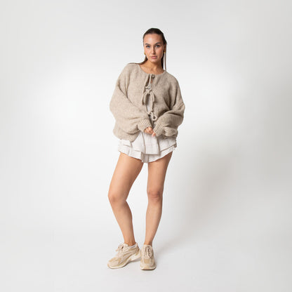 Strickjacke Damen Schleifen Modern
