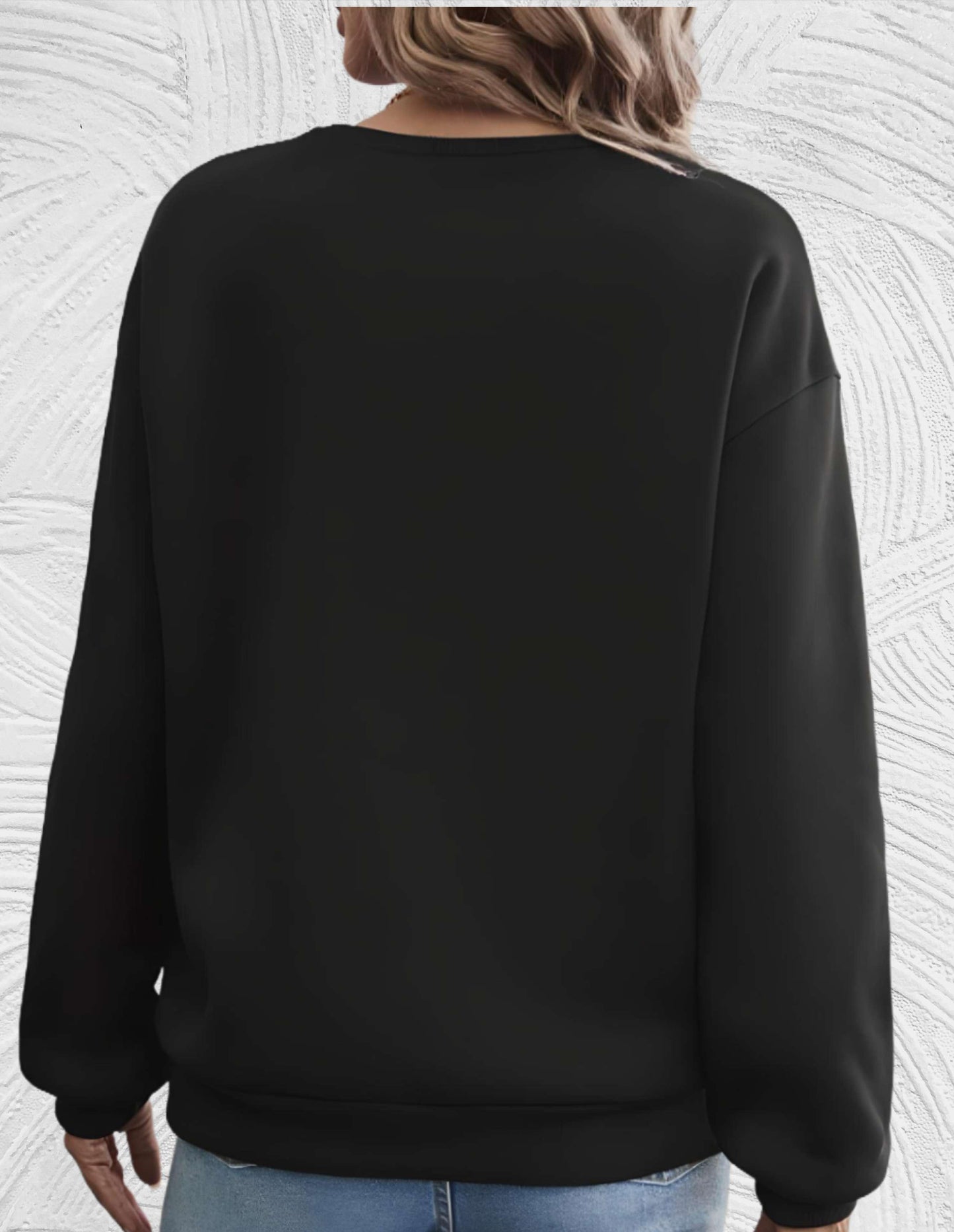 Damenpullover Oversized Rundhals Große Größen