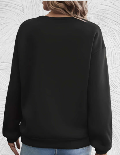 Damenpullover Oversized Rundhals Große Größen