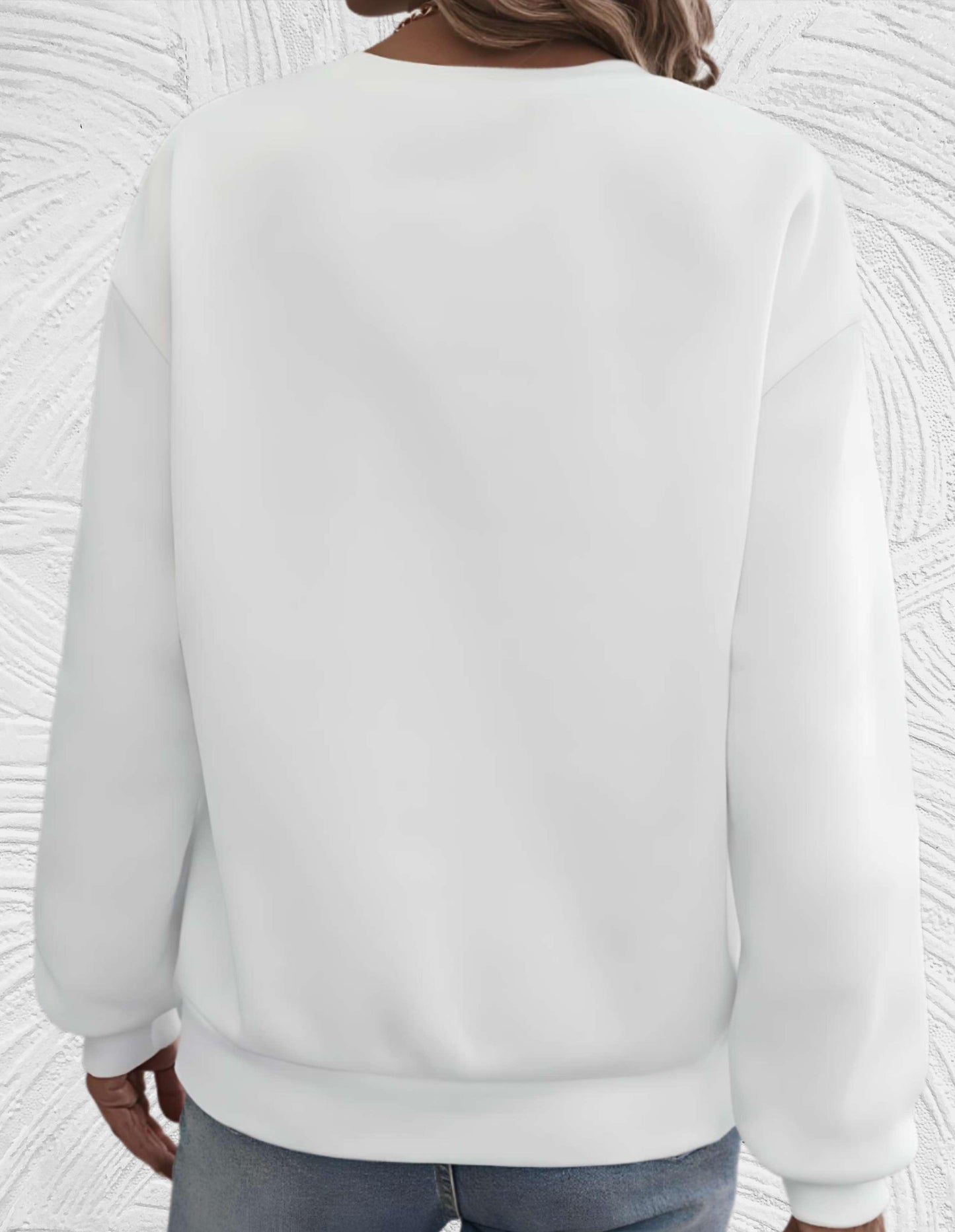 Damenpullover Oversized Rundhals Große Größen