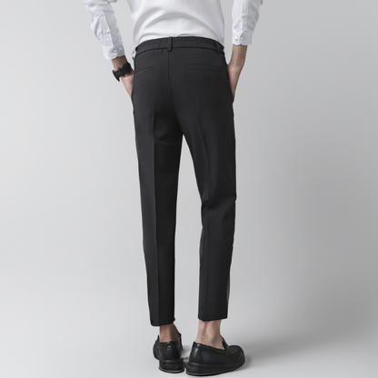 Herren Hose Elfenbein Elegant Slim Fit