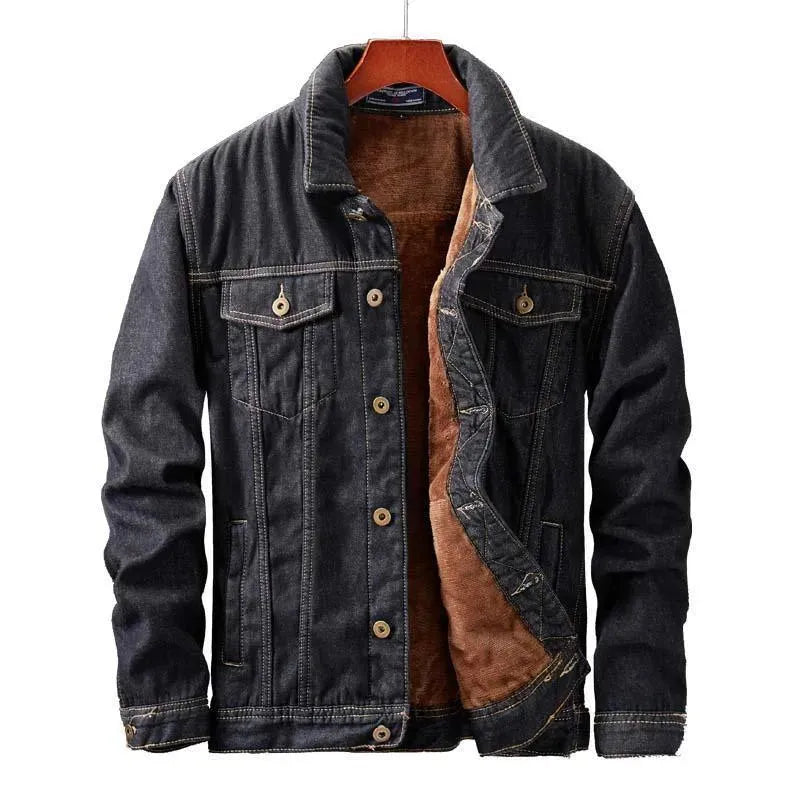 Herren Denim Jeansjacke Modern Slim Fit