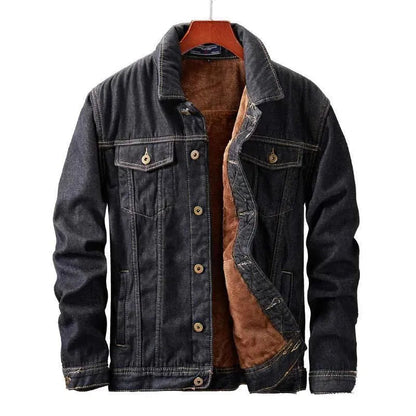 Herren Denim Jeansjacke Modern Slim Fit