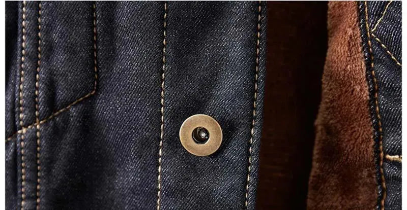Herren Denim Jeansjacke Modern Slim Fit