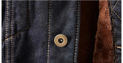 Herren Denim Jeansjacke Modern Slim Fit