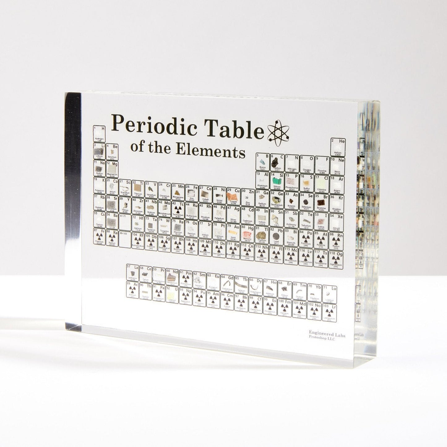 Periodensystem Tafel Echte Elemente Dekoration