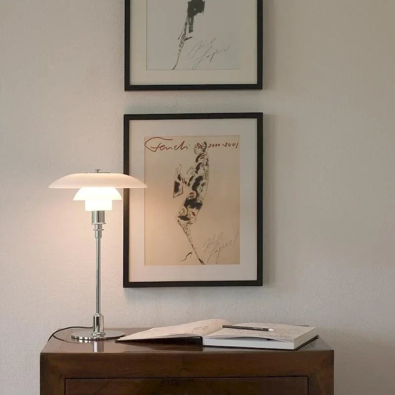 Moderne Tischlampe Elegant Glas