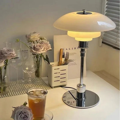 Moderne Tischlampe Elegant Glas