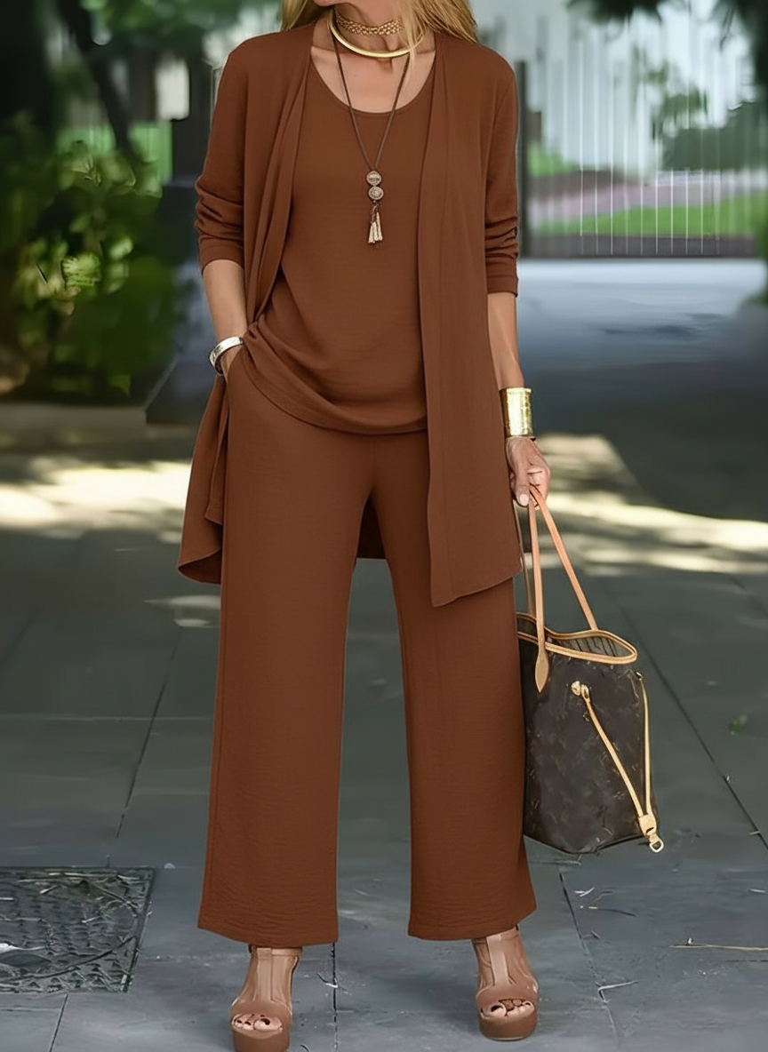 Chic 3-teiliges Set Damen Bekleidung