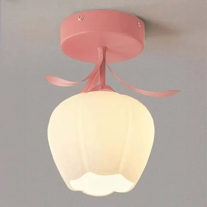 Mini Deckenleuchte Blumenmuster Modern Dimmbar