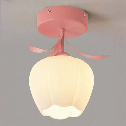 Mini Deckenleuchte Blumenmuster Modern Dimmbar